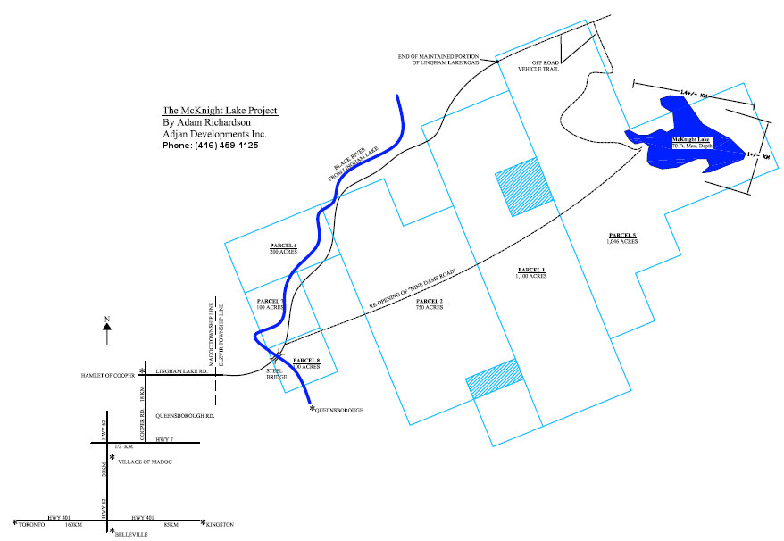 McNight Lake Map